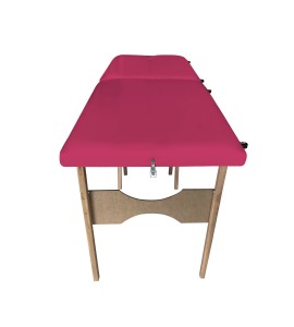 Maca de Madeira Portátil Com Orifício Estofado Pink MT-02PK - Best Pro
